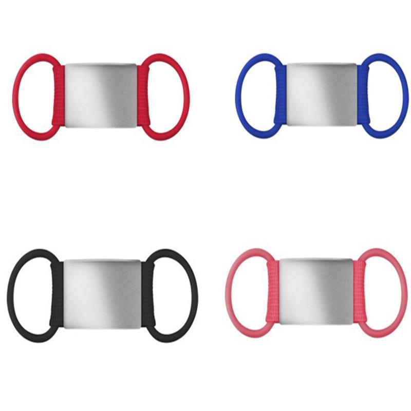 Silicone Pet ID Tag with Stainless Steel Center Plate