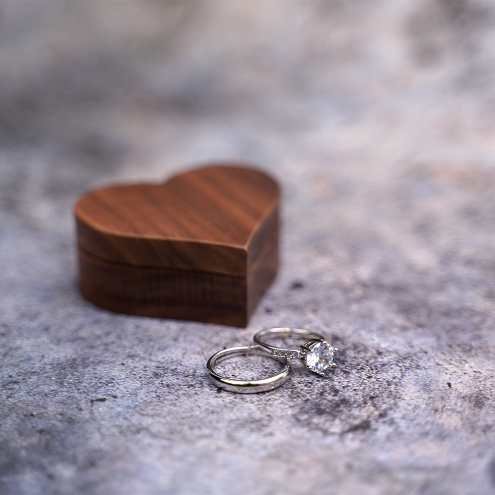 Solid Wood Jewelry Box | Custom Engraving Option