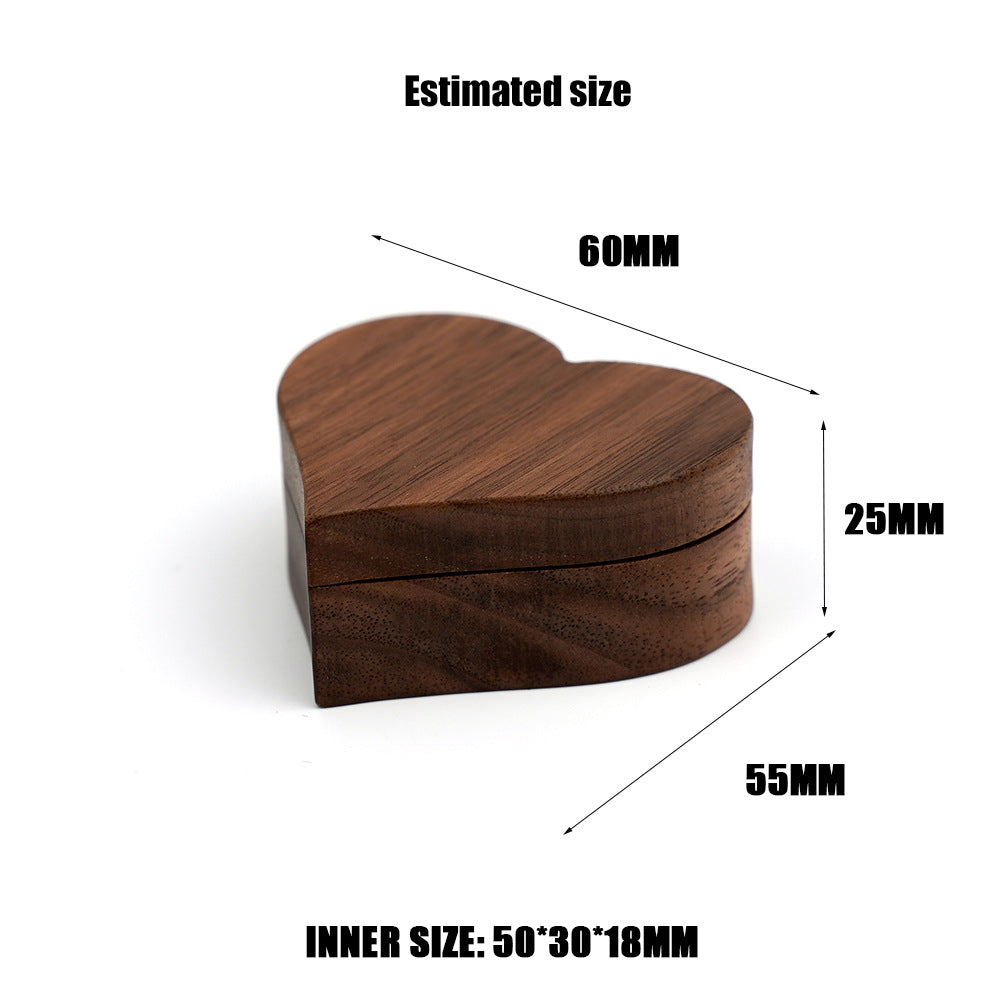 Solid Wood Jewelry Box | Custom Engraving Option