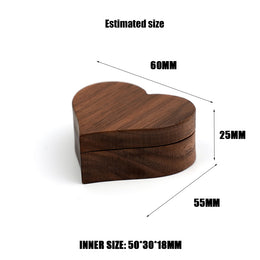 Solid Wood Jewelry Box | Custom Engraving Option