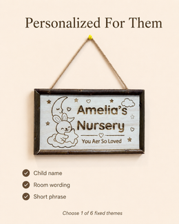 Personalization guide for child name room wording short phrase and font choice