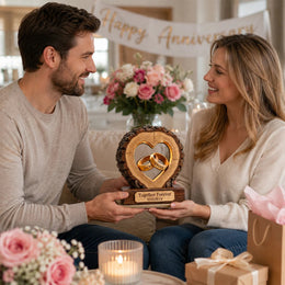 Wooden Heart Tabletop Decor | Couples & Valentine's Gift