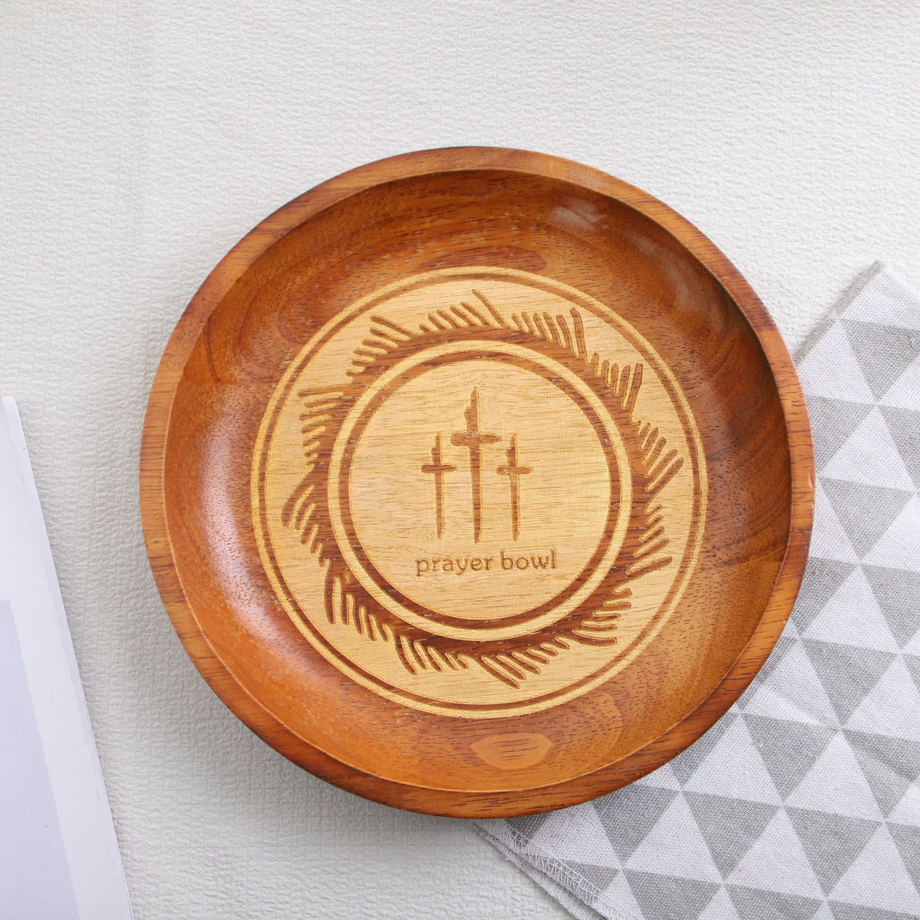 Wooden Heart Bowl | Decorative Keepsake & Jewelry Dish