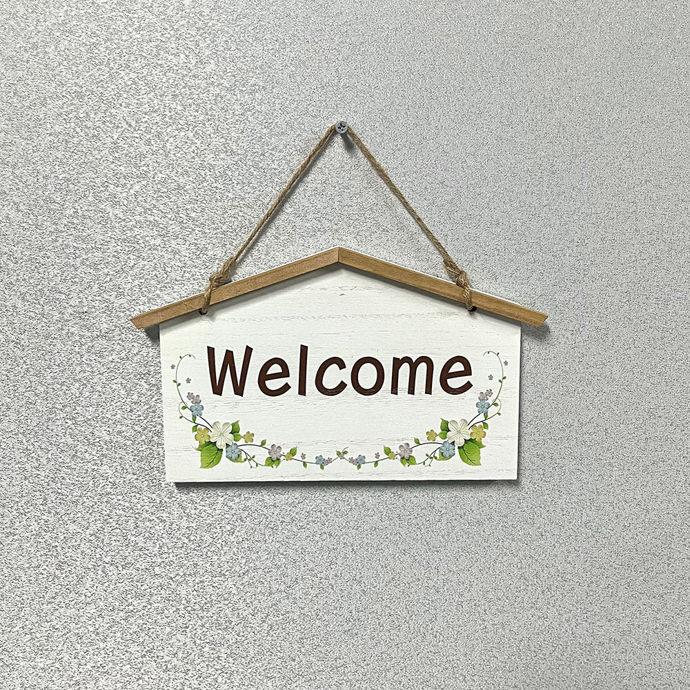 Rustic Wooden Door Sign | Welcome, My Room or Toilet