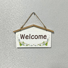 Rustic Wooden Door Sign | Welcome, My Room or Toilet