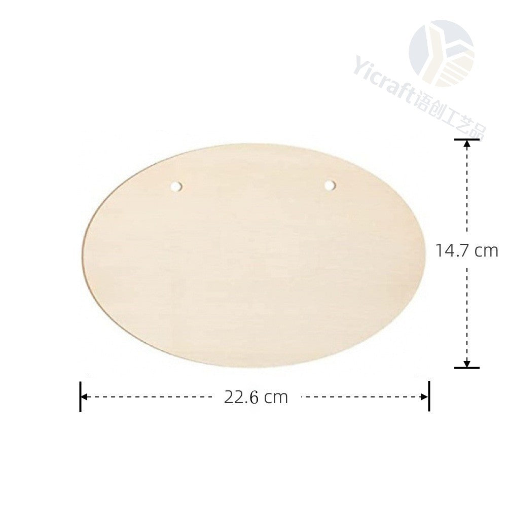 Blank Wooden Hanging Signs in Assorted Shapes for DIY Painting