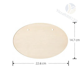 Blank Wooden Hanging Signs in Assorted Shapes for DIY Painting