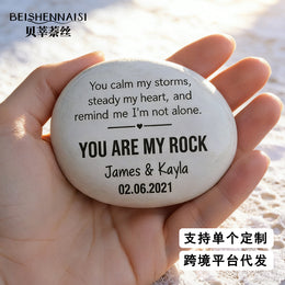 DIY Engraving Pebble Keepsake | Natural Couples Gift