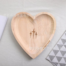 Wooden Heart Bowl | Decorative Keepsake & Jewelry Dish