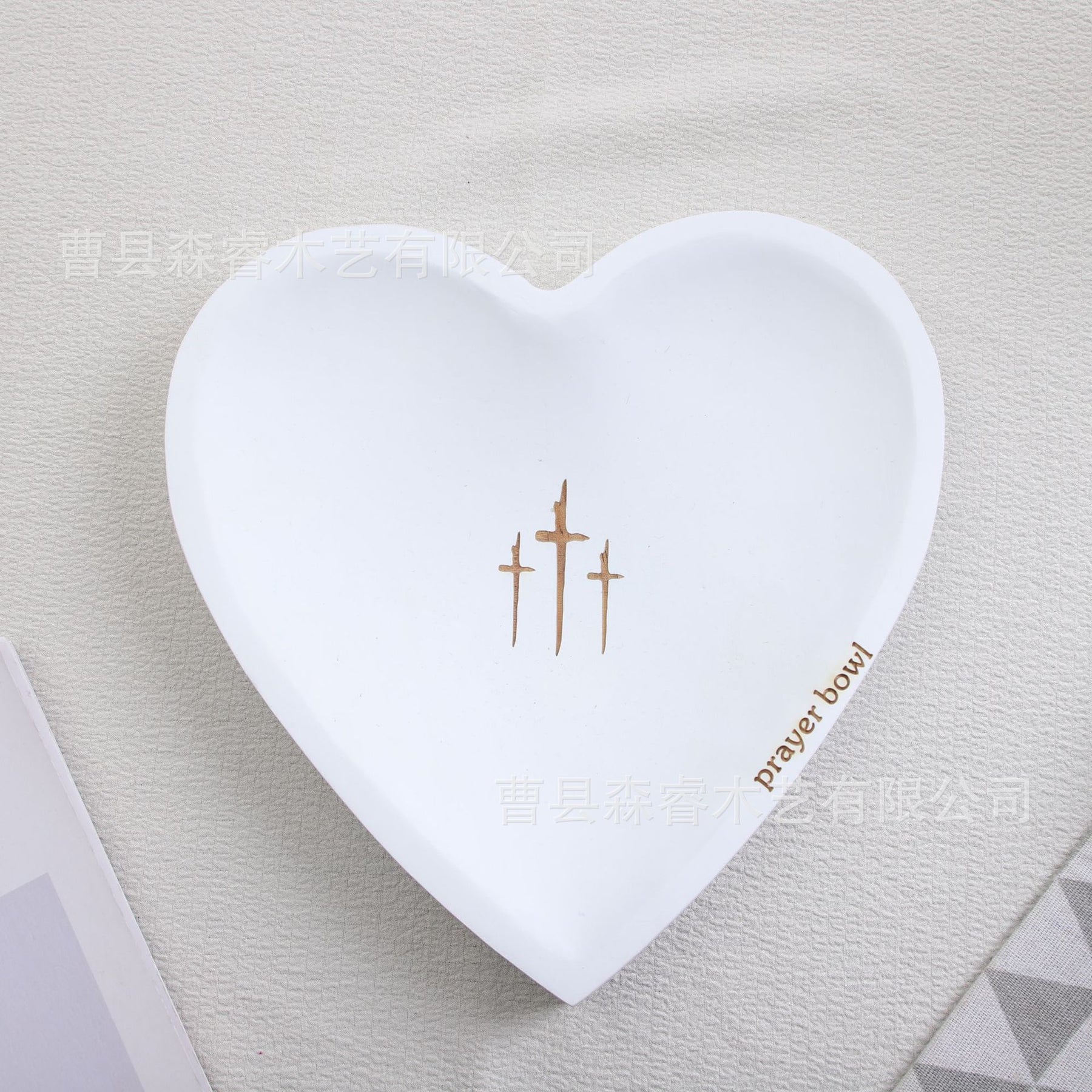 Wooden Heart Bowl | Decorative Keepsake & Jewelry Dish