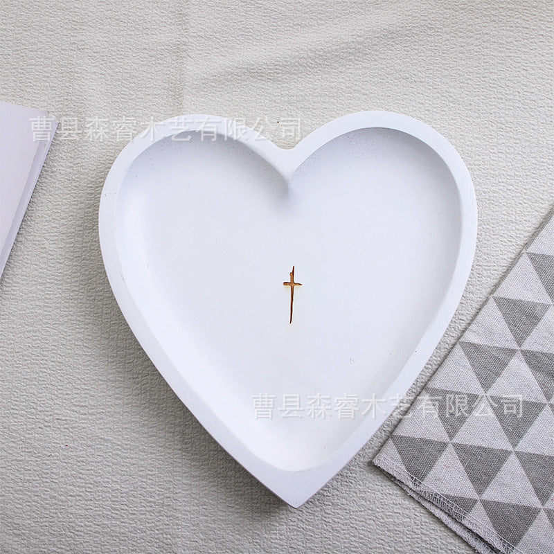 Wooden Heart Bowl | Decorative Keepsake & Jewelry Dish