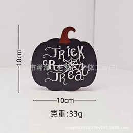 Halloween Wooden Tabletop Decor | Pumpkin, Ghost & Black Cat Sets