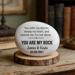 DIY Engraving Pebble Keepsake | Natural Couples Gift