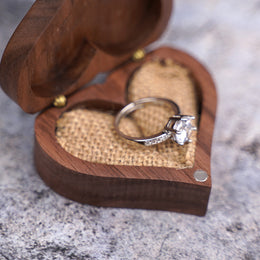 Solid Wood Jewelry Box | Custom Engraving Option