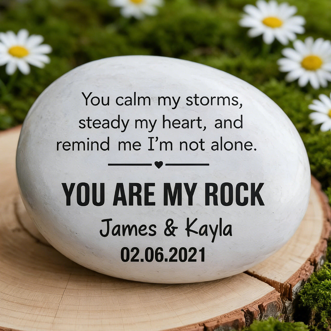 DIY Engraving Pebble Keepsake | Natural Couples Gift