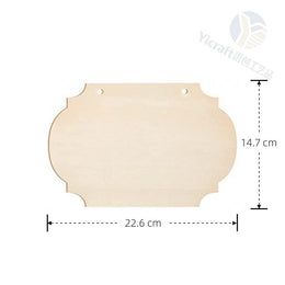 Blank Wooden Hanging Signs in Assorted Shapes for DIY Painting