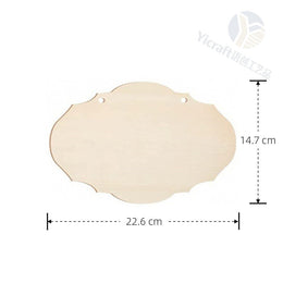 Blank Wooden Hanging Signs in Assorted Shapes for DIY Painting