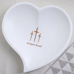 Wooden Heart Bowl | Decorative Keepsake & Jewelry Dish