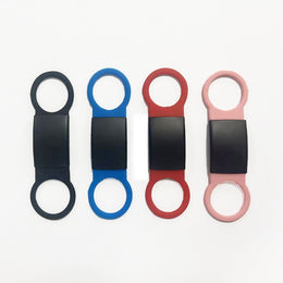 Silicone Pet ID Tag with Stainless Steel Center Plate