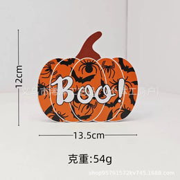 Halloween Wooden Tabletop Decor | Pumpkin, Ghost & Black Cat Sets