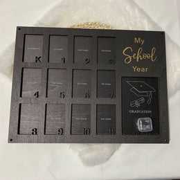 School Years Wooden Photo Frame | Graduation Memory Collage