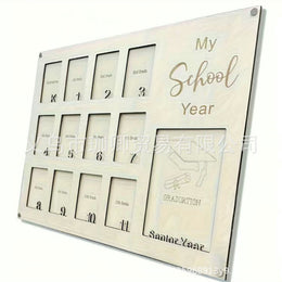 School Years Wooden Photo Frame | Graduation Memory Collage