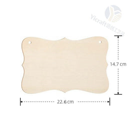Blank Wooden Hanging Signs in Assorted Shapes for DIY Painting