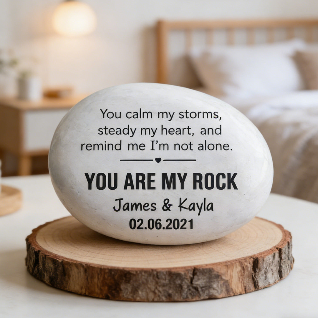 DIY Engraving Pebble Keepsake | Natural Couples Gift
