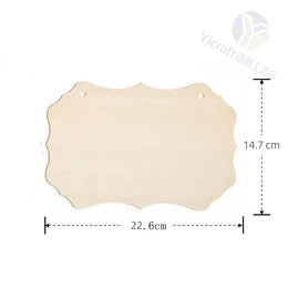 Blank Wooden Hanging Signs in Assorted Shapes for DIY Painting