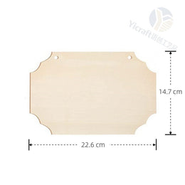 Blank Wooden Hanging Signs in Assorted Shapes for DIY Painting