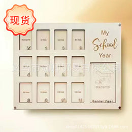 School Years Wooden Photo Frame | Graduation Memory Collage