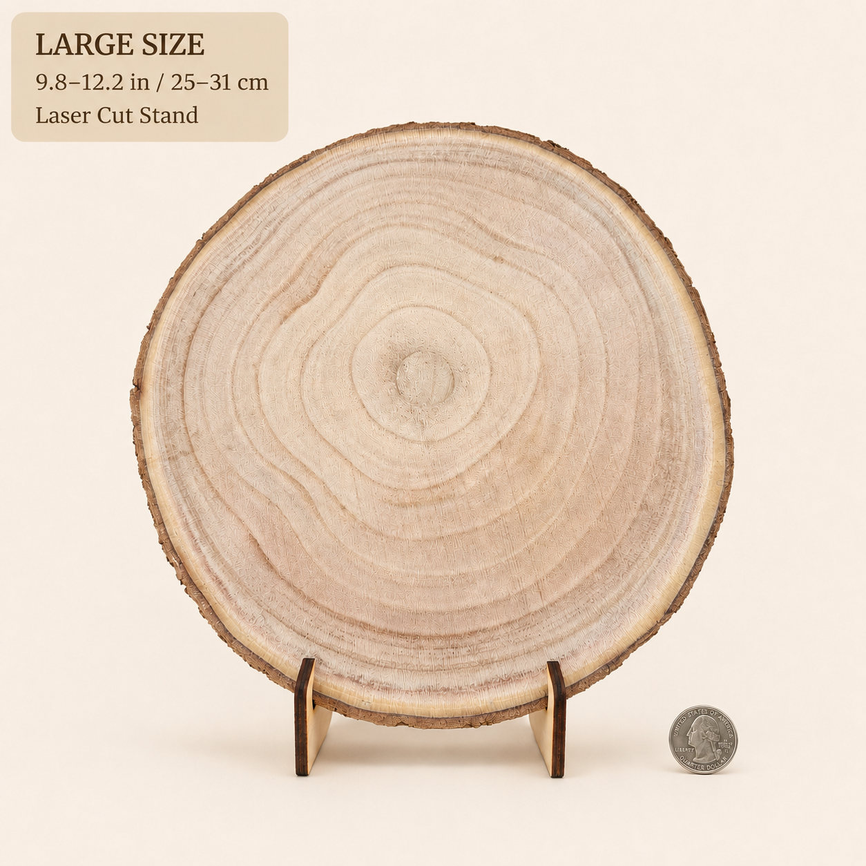 Large size 9.8-12.2 in / 25-31 cm - Laser Cut Stand