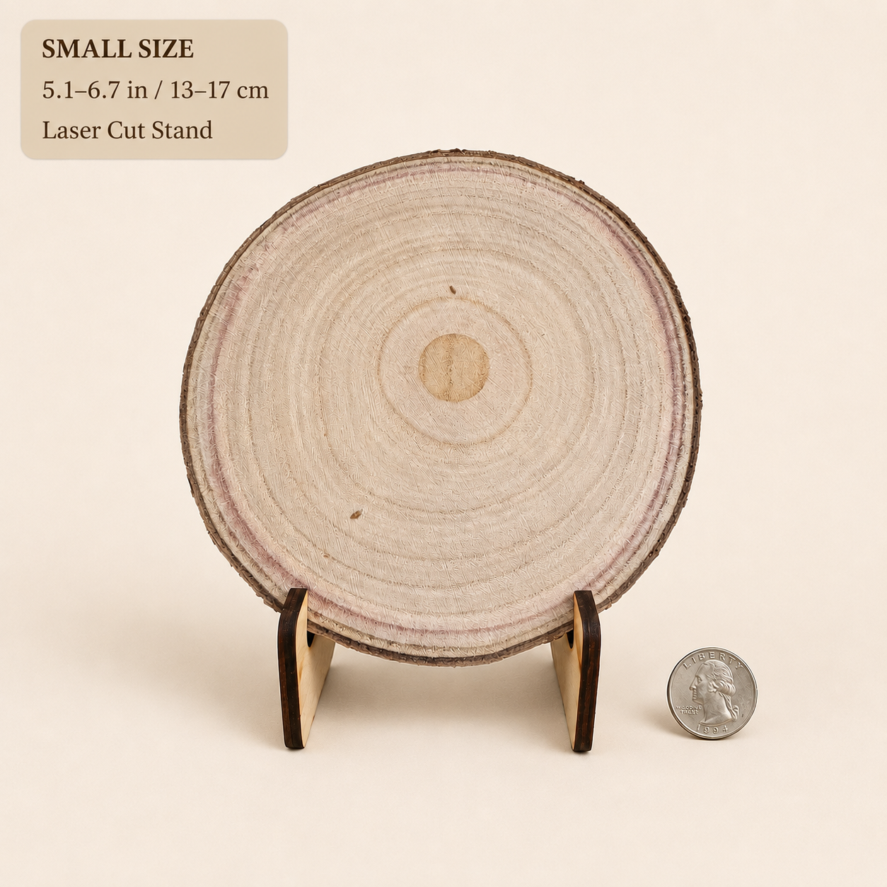 Small size 5.1-6.7 in / 13-17 cm - Laser Cut Stand